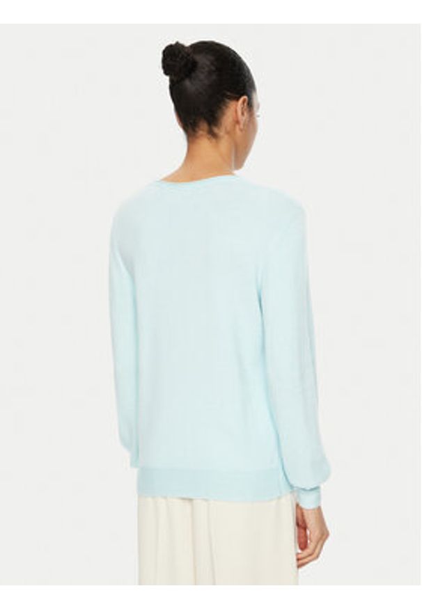 Olsen Sweter 11000585 Błękitny Regular Fit. Kolor: niebieski. Materiał: syntetyk