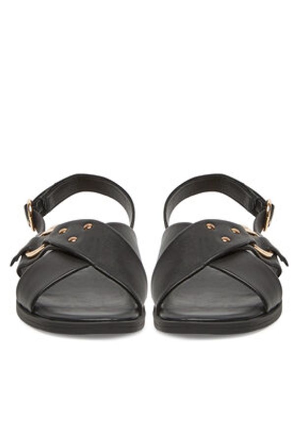 MEXX Sandały MX/025C-EST Czarny. Kolor: czarny. Materiał: skóra