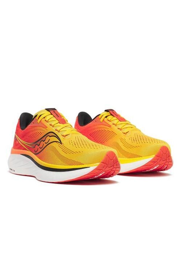 Buty do biegania męskie Saucony Ride 18. Kolor: wielokolorowy. Materiał: materiał, syntetyk. Szerokość cholewki: normalna