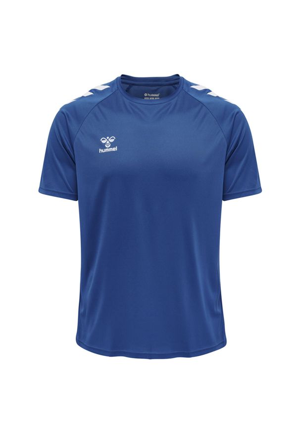 Koszulka sportowa męska Hummel Core XK Poly T-Shirt S/S. Kolor: niebieski