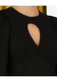 ZIMMERMANN - Czarna sukienka mini. Kolor: czarny. Materiał: wiskoza. Długość rękawa: długi rękaw. Długość: mini #3