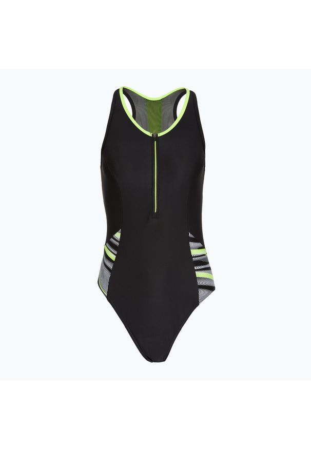 Strój pływacki jednoczęściowy damski Speedo Reflect Wave. Kolor: czarny