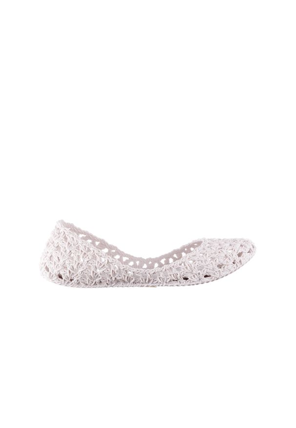 melissa - Baleriny Melissa Campana Crochet Ad White, Biały, Guma. Kolor: biały. Materiał: guma. Wzór: ażurowy. Sezon: lato