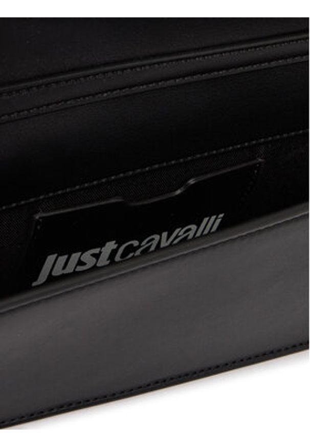 Just Cavalli Torebka 80RA4BP3 ZSD95 Czarny. Kolor: czarny. Materiał: skórzane