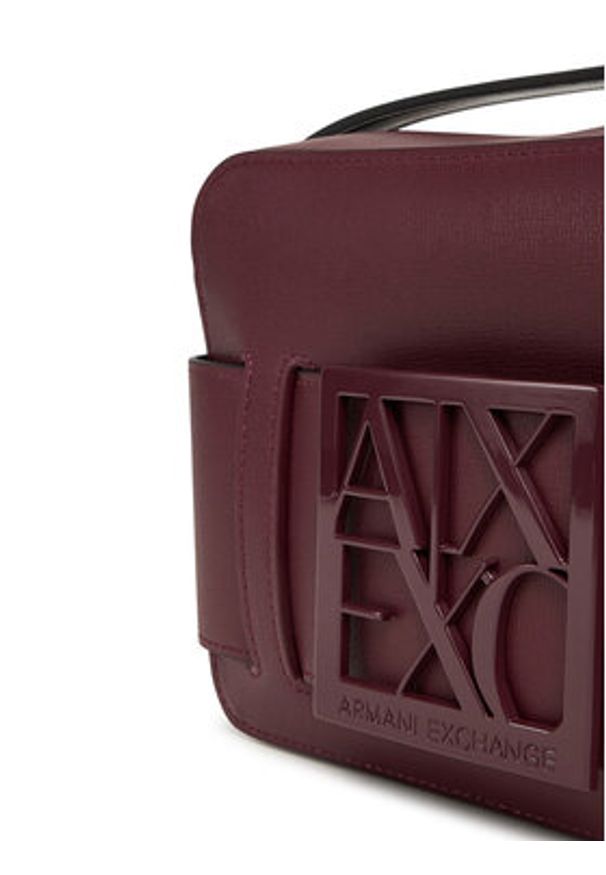 Armani Exchange Torebka 942699 0A874 UA343 Bordowy. Kolor: czerwony. Materiał: skórzane