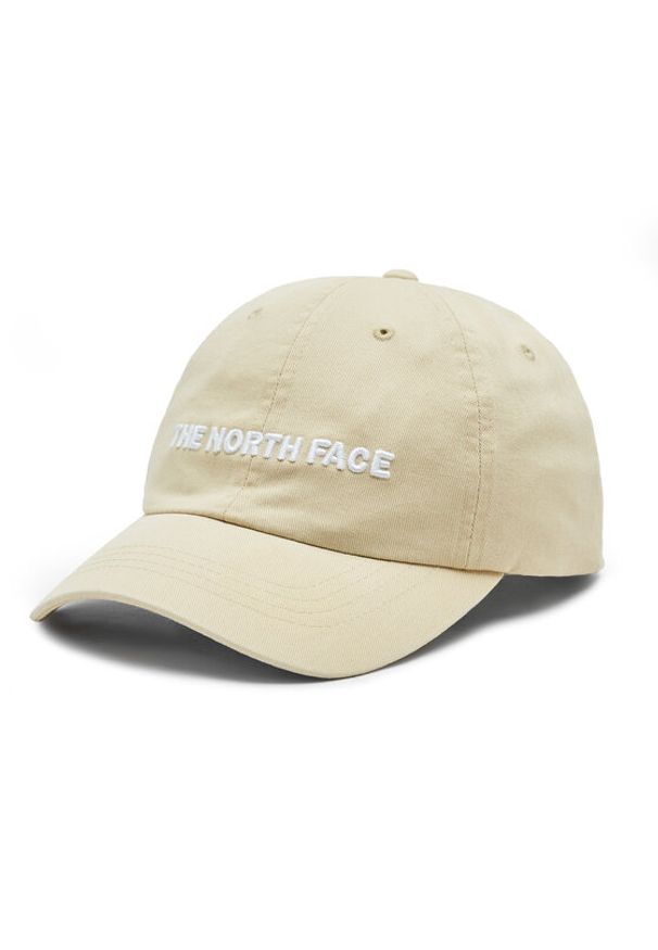 The North Face Czapka z daszkiem Horizontal Embro NF0A5FY13X41 Beżowy. Kolor: beżowy. Materiał: materiał, bawełna