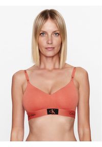 Calvin Klein Underwear Biustonosz braletka 000QF7218E Pomarańczowy. Kolor: pomarańczowy. Materiał: bawełna
