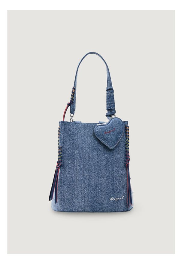 Desigual Plecak 26SAKD08 Niebieski. Kolor: niebieski. Materiał: materiał