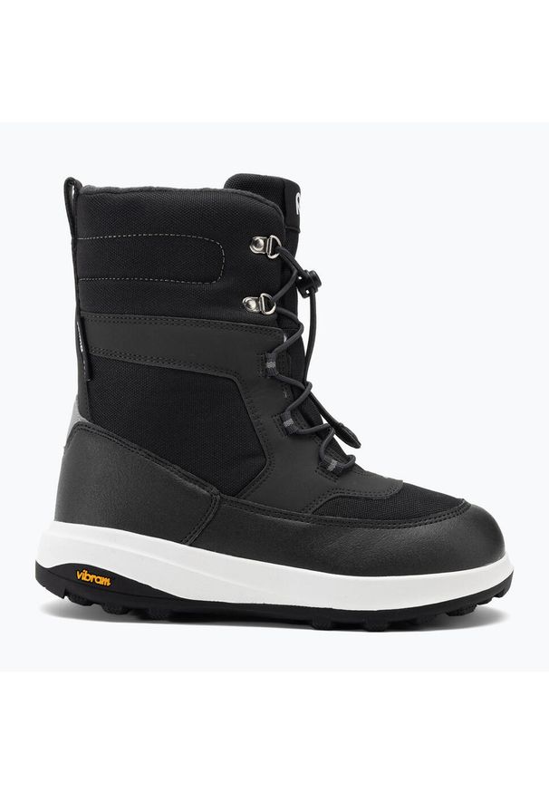 Buty zimowe dziecięce z membraną Reima Laplander 2.0. Kolor: czarny. Sezon: zima. Sport: turystyka piesza