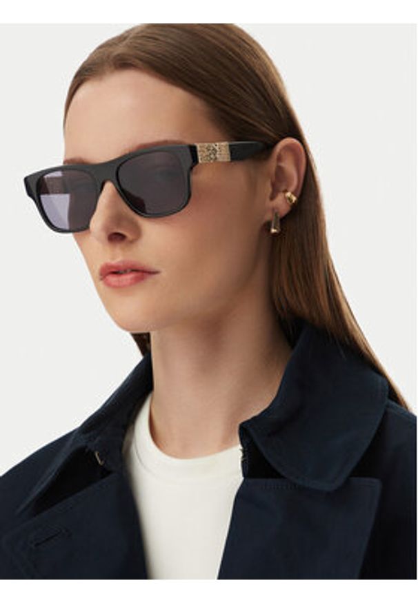 Nine West Okulary przeciwsłoneczne CEO-NW55248S Czarny. Kolor: czarny