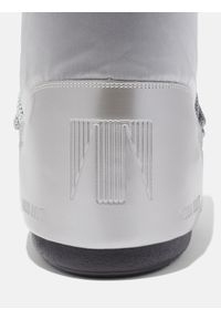 Śniegowce damskie Moon Boot ICON GLANCE SILVER SATIN BOOTS. Kolor: srebrny #3