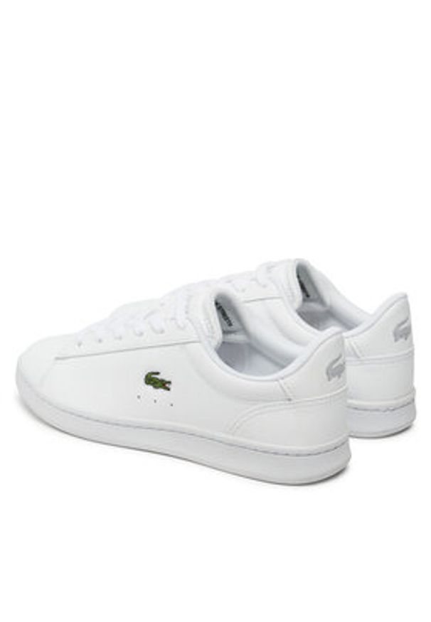 Lacoste Sneakersy Carnaby Set 224 3 Suj 7-48SUJ001321G Biały. Kolor: biały. Materiał: skóra