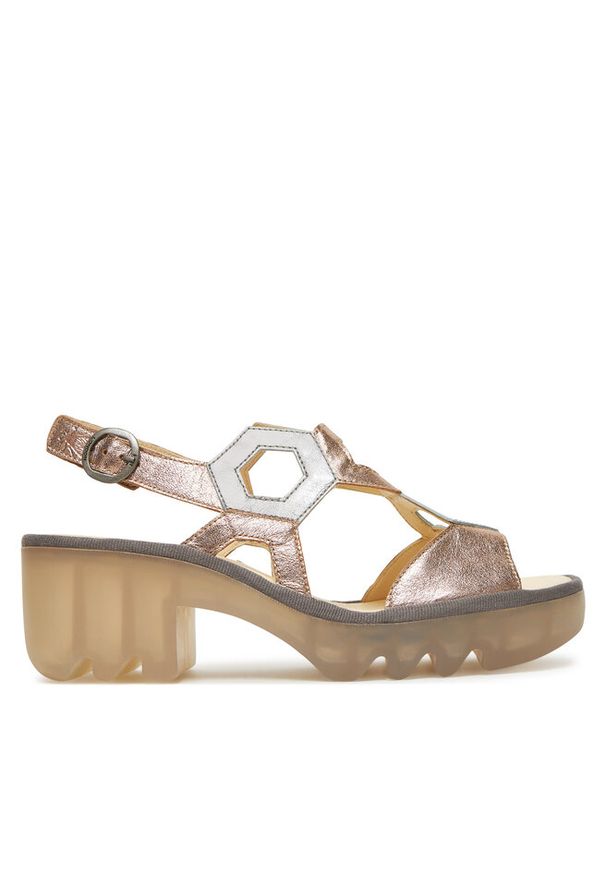 Sandały Fly London. Kolor: złoty