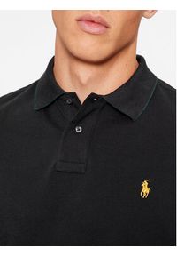 Polo Ralph Lauren Polo 710880327001 Czarny Custom Fit. Typ kołnierza: polo. Kolor: czarny. Materiał: bawełna #6