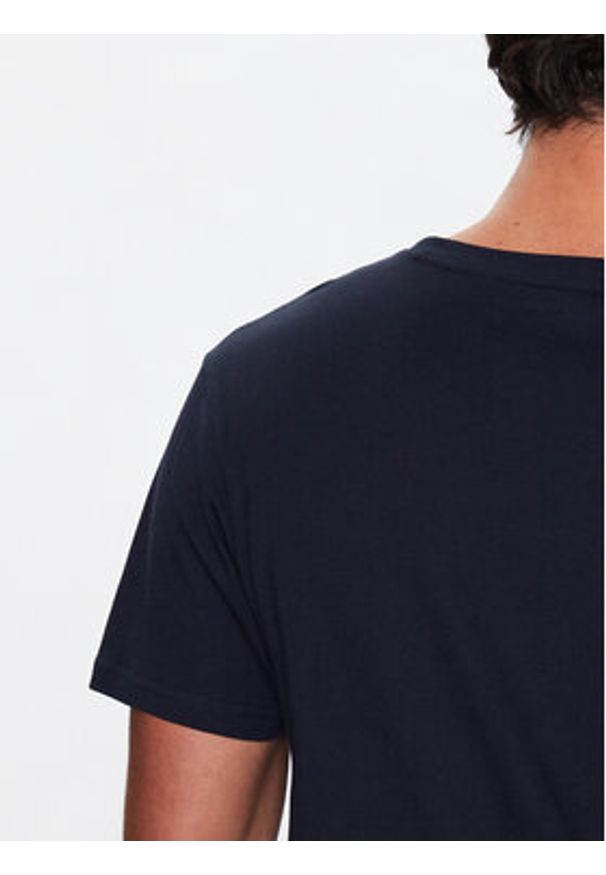 TOMMY HILFIGER - Tommy Hilfiger T-Shirt UM0UM02916 Granatowy Regular Fit. Kolor: niebieski. Materiał: bawełna