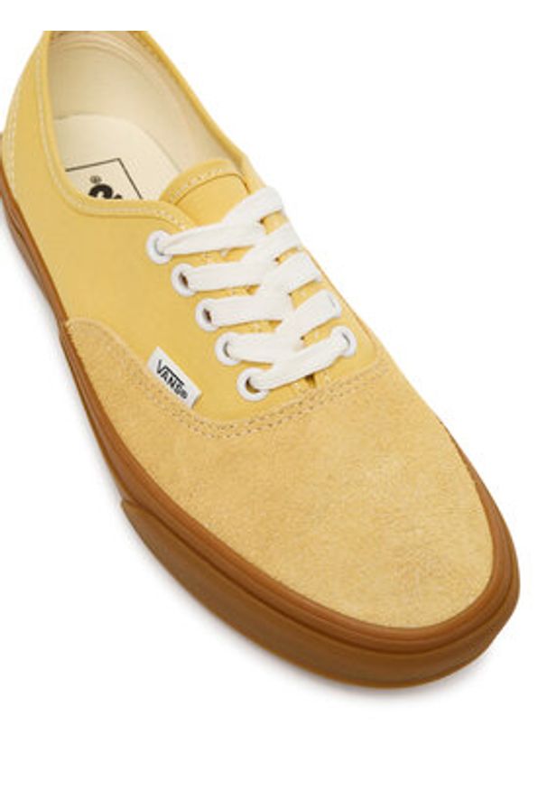 Vans Tenisówki Authentic VN000D6GBK11 Żółty. Kolor: żółty. Materiał: materiał