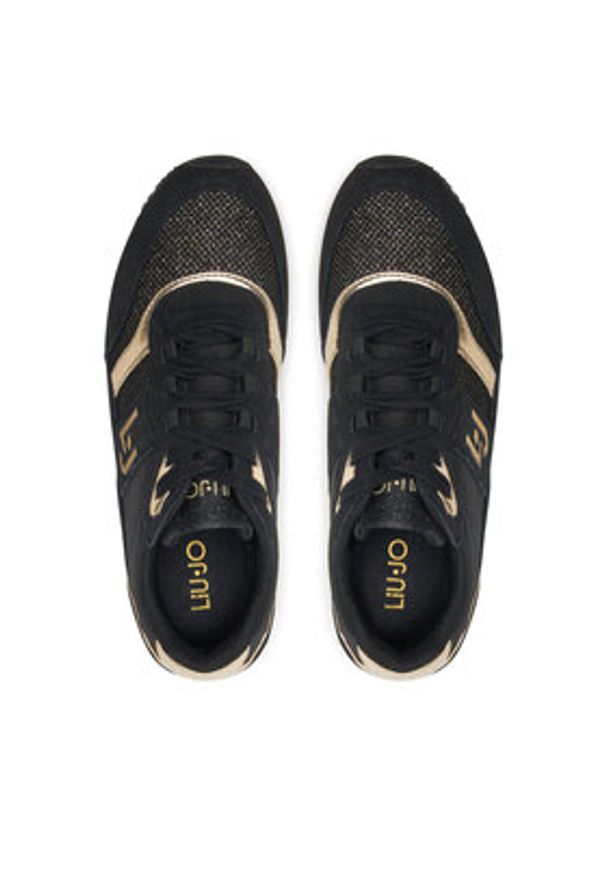 Liu Jo Sneakersy Olivia 822 4F4727 EX269 Czarny. Kolor: czarny. Materiał: materiał