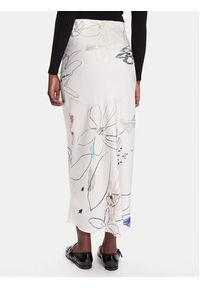 Desigual Spódnica maxi Paul 25WWFW07 Biały Regular Fit. Kolor: biały. Materiał: wiskoza