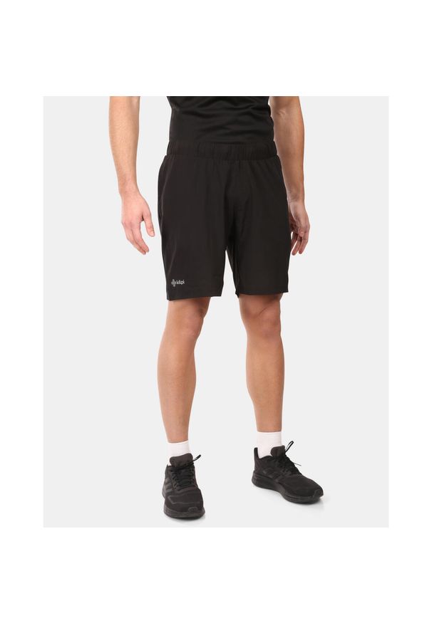 Męskie spodenki fitness Kilpi BRAY-M. Kolor: czarny. Sport: fitness