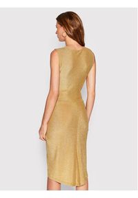 Rinascimento Sukienka koktajlowa CFC0110016003 Złoty Regular Fit. Kolor: złoty. Materiał: syntetyk. Styl: wizytowy #3