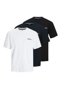 Jack & Jones - Jack&Jones Komplet 3 t-shirtów Beau 12277465 Kolorowy Relaxed Fit. Materiał: bawełna. Wzór: kolorowy #4