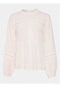 Kaffe Bluzka Freya 10508200 Écru Regular Fit. Kolor: kremowy. Materiał: wiskoza #5