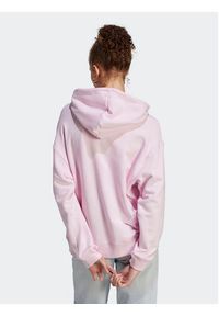 Adidas - adidas Bluza Essentials Big Logo Oversized French Terry Hoodie IL3319 Różowy Loose Fit. Kolor: różowy. Materiał: bawełna #3