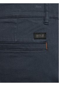 INDICODE Chinosy Kellen 60-336 Granatowy Slim Fit. Kolor: niebieski. Materiał: bawełna #3