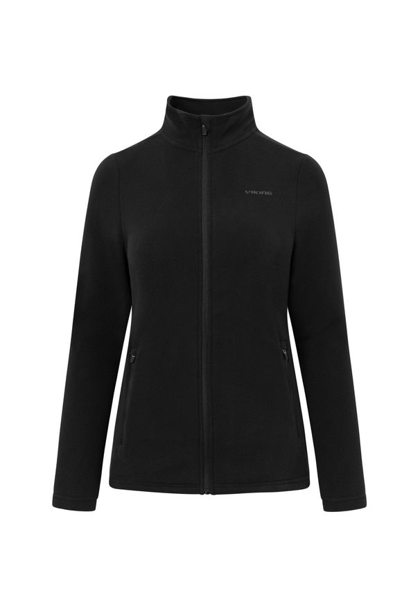 Bluza techniczna damska Viking Tesero Lady, polar. Kolor: czarny. Materiał: polar