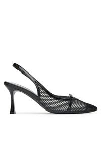 Karl Lagerfeld - KARL LAGERFELD Sandały Sienna KL32704A Czarny. Kolor: czarny. Materiał: materiał