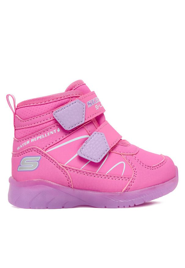 skechers - Śniegowce Skechers. Kolor: różowy