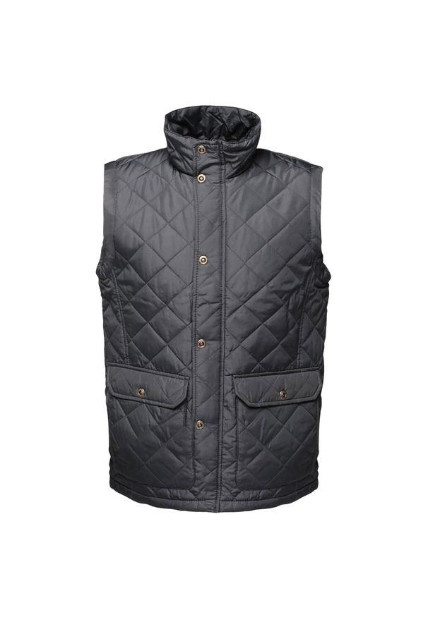 Regatta - Kamizelka Męska Pikowana Steller. Kolor: niebieski. Sport: turystyka piesza