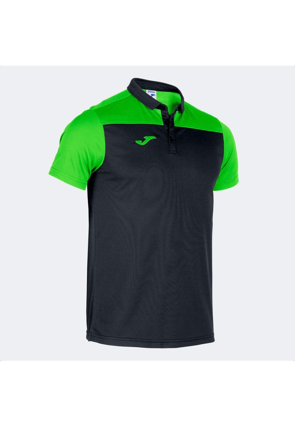 Koszulka polo do tenisa męska Joma Hobby II. Typ kołnierza: polo. Kolor: wielokolorowy, niebieski, czarny, zielony. Sport: tenis