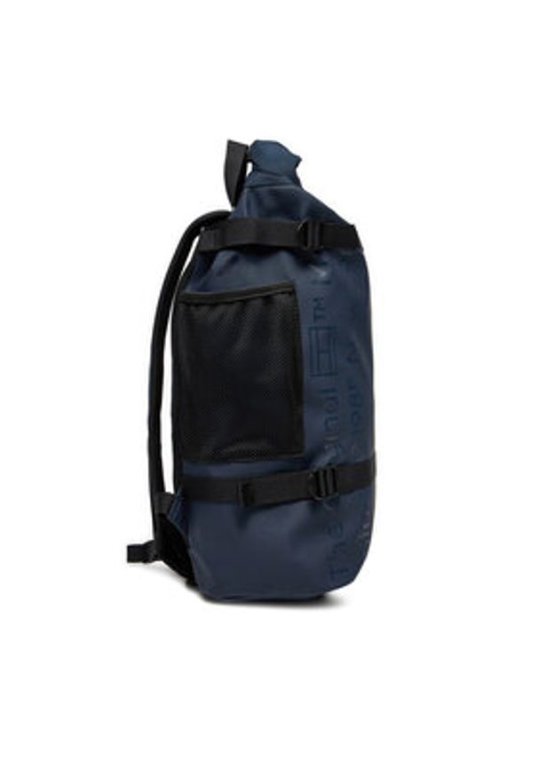 Tommy Jeans Plecak Tjm Daily + Rolltop Backpack AM0AM12120 Granatowy. Kolor: niebieski. Materiał: skóra