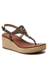 MICHAEL Michael Kors Espadryle 40R4CSMS1B Brązowy. Kolor: brązowy. Materiał: skóra #6