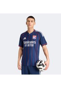 Adidas - Oficjalna koszulka piłkarska ADIDAS Olympique Lyonnais 25/26 wyjazdowa. Sport: piłka nożna