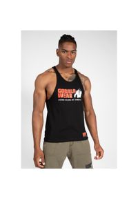 GORILLA WEAR - Tank top fitness męski Gorilla Wear Classic Tank Top. Kolor: wielokolorowy, czarny, czerwony. Styl: klasyczny. Sport: fitness