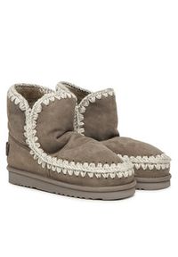 Mou Śniegowce MU.FW101050A Czarny. Kolor: czarny. Materiał: zamsz, skóra #6