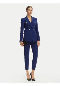 Maryley Marynarka 26EB139/43FR Granatowy Regular Fit. Kolor: niebieski. Materiał: syntetyk #2