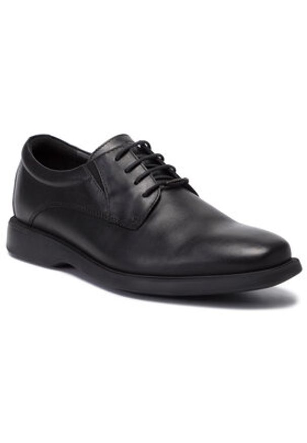 Geox Półbuty U Brayden 2Fit Abx C U54N1C 00043 C9999 Czarny. Kolor: czarny. Materiał: skóra