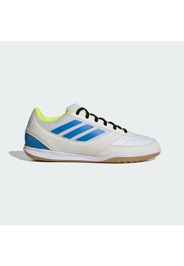 Adidas - Dziecięce buty piłkarskie TOP SALA COMPETITION II Indoor. Kolor: żółty, niebieski, biały, wielokolorowy. Materiał: guma. Sport: piłka nożna