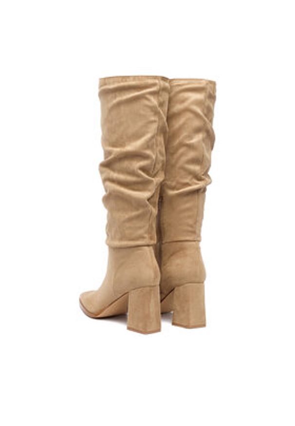 DeeZee Kozaki W4LD192502 Beżowy. Kolor: beżowy. Materiał: materiał