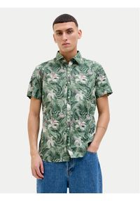 Jack & Jones - Jack&Jones Koszula Hawaii 12269137 Zielony Comfort Fit. Kolor: zielony. Materiał: bawełna