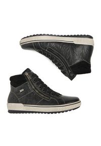 Remonte Sneakersy D0772-01 Czarny. Kolor: czarny. Materiał: skóra #2
