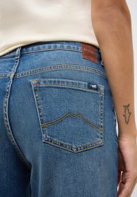 Damskie Spodnie Jeansowe Mustang Style Charlotte Tapered Denim Blue 1017595 5000 781 #4
