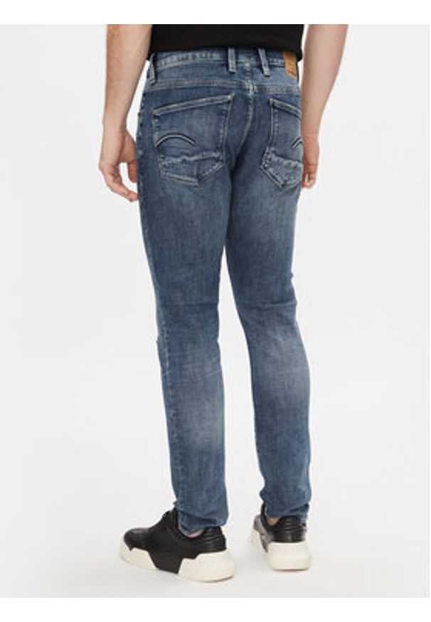 G-Star RAW - G-Star Raw Jeansy Revend Fwd D20071-C051-G120 Niebieski Skinny Fit. Kolor: niebieski