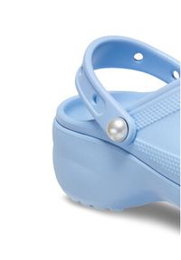 Crocs Klapki Classic Platform Pearl Clog 211231 Niebieski. Kolor: niebieski. Obcas: na platformie