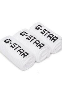 G-Star RAW - G-Star Raw Skarpety AS_G_STAR_001W_SS25 (3-PACK) Biały. Kolor: biały. Materiał: bawełna, materiał