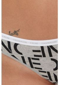 Calvin Klein Underwear stringi CK One (2-pack) kolor szary. Kolor: szary #7