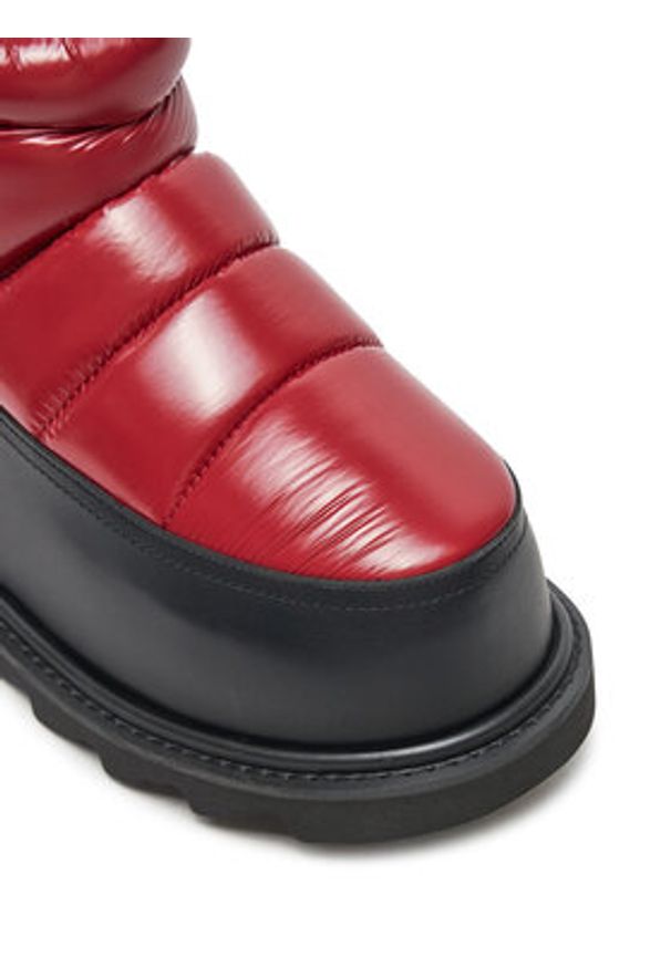 United Nude Botki Zembla Bubble Bootie 10884839190 Czerwony. Kolor: czerwony. Materiał: materiał